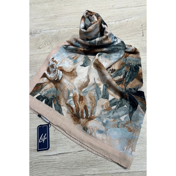 Dijital Bambu Pamuklu Şal 005